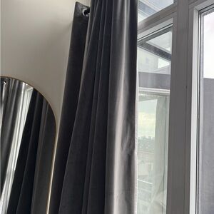 Urban Barn Curtains 4 Panels Velvet Drapes